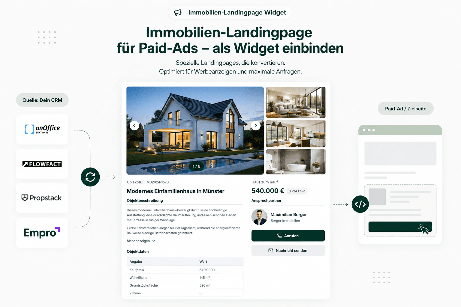 Objektdetail-Widget